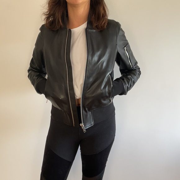 Leather Bomber Jacket by LTH JKT - Picture 2 of 12